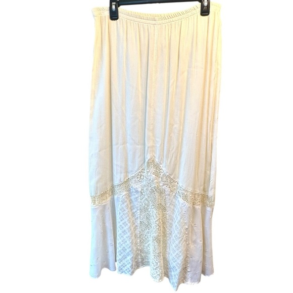 🔥 HOST PICK 🔥 Vintage Cream Lace Jacket Maxi Skirt Set M - Picture 7 of 12